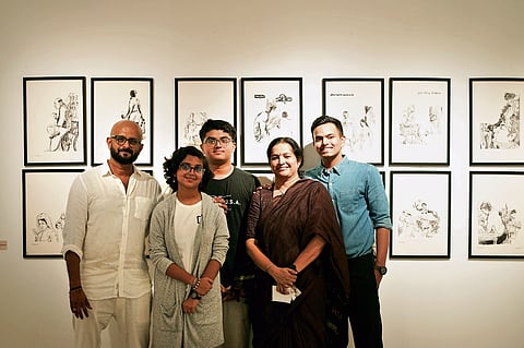 Sethubandhanam: An exhibition that captures how art binds three generations of a family