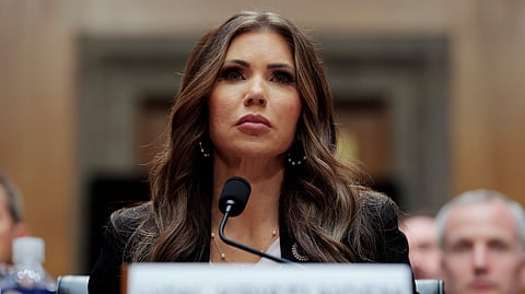 Homeland Security Secretary Kristi Noem