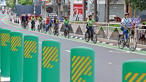 T'Puram cyclists feel city's new cycle track could have been 'smarter'