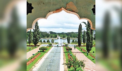 Brindavan Garden at the Krishna Raja Sagar (KRS) dam