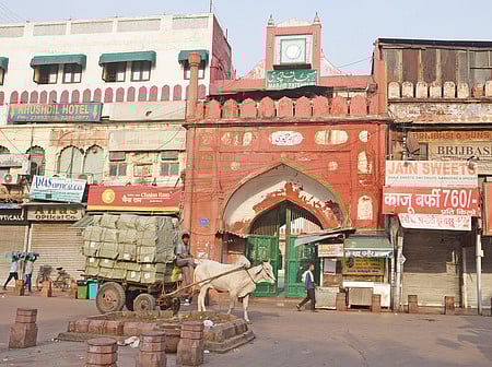 A view of the Chandni Chowk area in New Delhi.