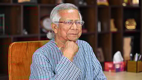 Bangladesh's interim leader Muhammad Yunus.