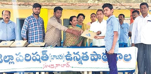 Taniparti Tirupati Rao, who launched the TTR Foundation, is a government teacher by profession.