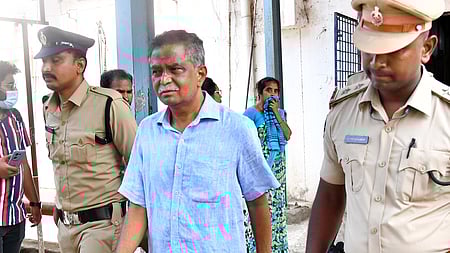 Senior IPS officer and former Intelligence chief PSR Anjaneyulu shifted to Vijayawada GGH from the district jail due to BP fluctuations on Saturday