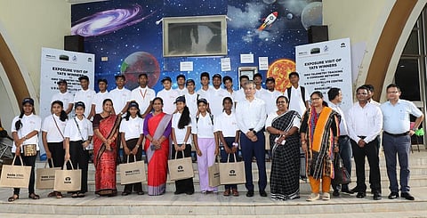 Principal secretary Chithra Arumugam with YATS winners