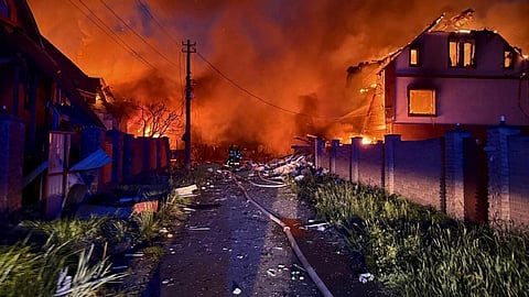 Russia's Defense Ministry said each side brought home 303 more soldiers, after each released a total of 307 combatants and civilians on Saturday, and 390 on Friday the biggest swap of the war.