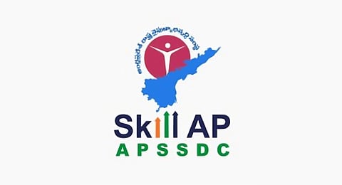 Andhra Pradesh State Skill Development Corporation logo used for representation purposes only.