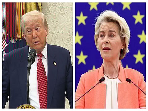 Trump says he'll delay a threatened 50% tariff on the European Union until July

