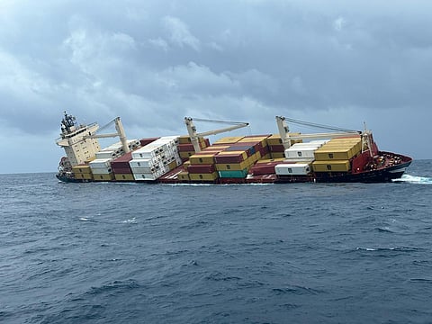 Kerala launches emergency response after cargo ship containing dangerous materials sinks off coast near Thottappally 