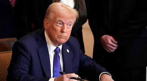 The post by Trump claimed that "warped radical left minds" had allowed in millions of illegal immigrants, "many of them being criminals and the mentally insane."