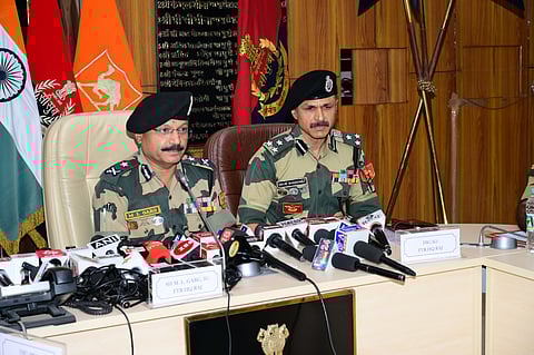 BSF Rajasthan Frontier IG M Garg address the media on Operation Sindoor.