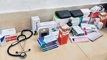 Police seized the unlawfully stored medicines worth of over Rs 1 lakh and medical equipment from the clinic in presence of witnesses. 