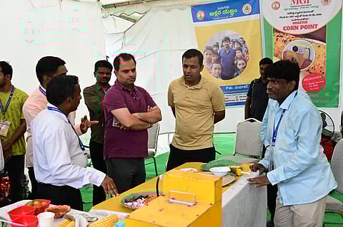 Madhu's venture, which he set up at Kaleswaram during the Saraswati Pushkaralu at the Triveni Sangamam has cast the spotlight on the power of micro-enterprises in transforming rural livelihoods