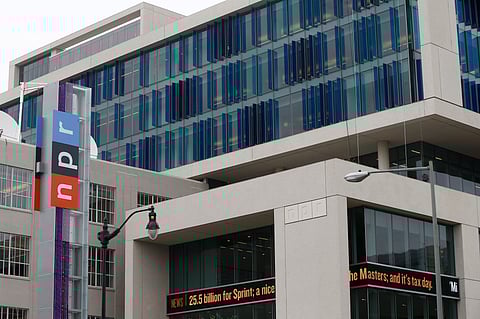 The headquarters for National Public Radio (NPR) is seen in Washington.