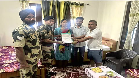 Lance Naik Prem Singh Rawat, a resident of Rikosha village in Tarikhet Block, had joined the Border Security Force in 1984.