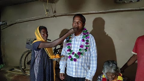 Ganga Oraon decided to write the Class 10 board exams and finally did it. He cleared Class 9 examination in 2024 and then passed the Class 10 board exam this year.