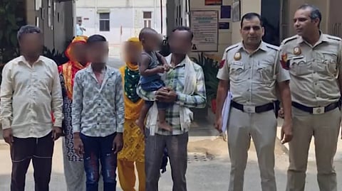 Delhi police detain suspected Bangladeshi nationals who entered the country via illegal means.