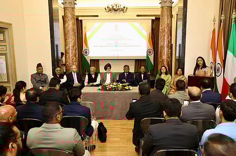 The eight-member team is one of the seven multi-party delegations India has tasked to visit 33 global capitals to reach out to the international community on Pakistan's designs and India's response to terror.