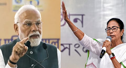Mamata's statements came shortly after PM Modi claimed incidents of communal violence in Murshidabad and Malda are grim reminders of the TMC regime's "cruelty and indifference" to the sufferings of ordinary citizens.