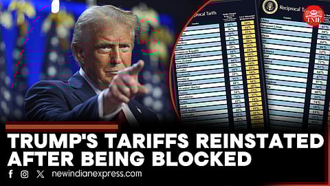 President Donald Trump speaks during an event to announce new tariffs in the Rose Garden at the White House, on April 2, 2025, in Washington.