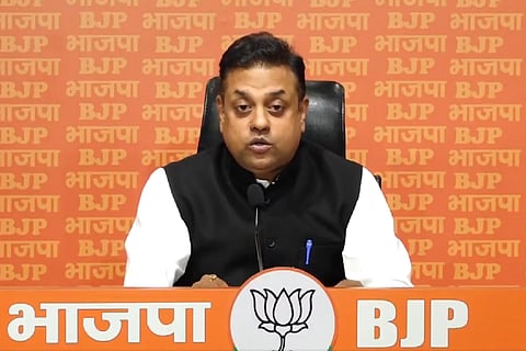 "Rahul Gandhi didn’t ask how many terrorists were killed, he only asked how many Rafales were shot down," says Sambit Patra at a press conference at BJP headquarters in New Delhi.