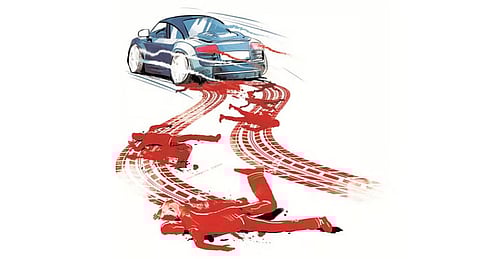 Both the injured were rushed to a nearby hospital where the advocate succumbed to critical injuries