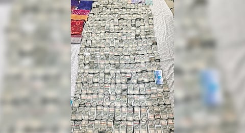 Cash found in chief engineer’s house.