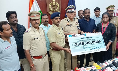 Rs 2.48 lakhs were recovered from banks in West Bengal and Kerala.