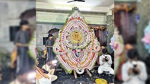 Rituals of Maa Parvati underway in Sambalpur.