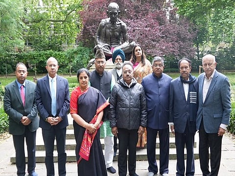 "Mahatma Gandhi's principle more relevant today...": All-party delegation pays tribute in London