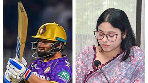 Cricketer Rinku Singh, Samajwadi Party MP Priya Saroj 