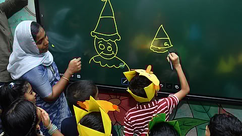 Classrooms in Kerala light up again as students commence new academic year