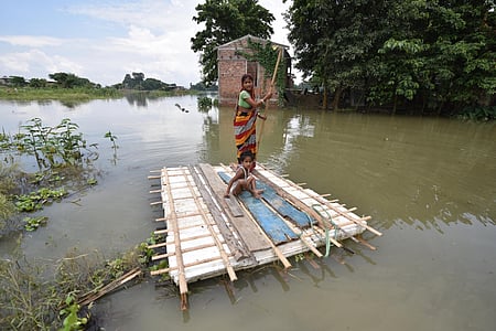 The floods have also damaged 19,345.34 hectares of cropland and destroyed homes, roads, and bridges. 