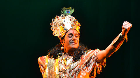Nitish Bharadwaj as Lord Krishna in 'Chakravyuh'