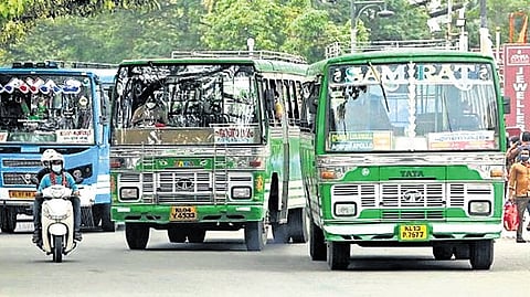 Currently, the district has 1,083 buses with regular permits and others with temporary permits. 