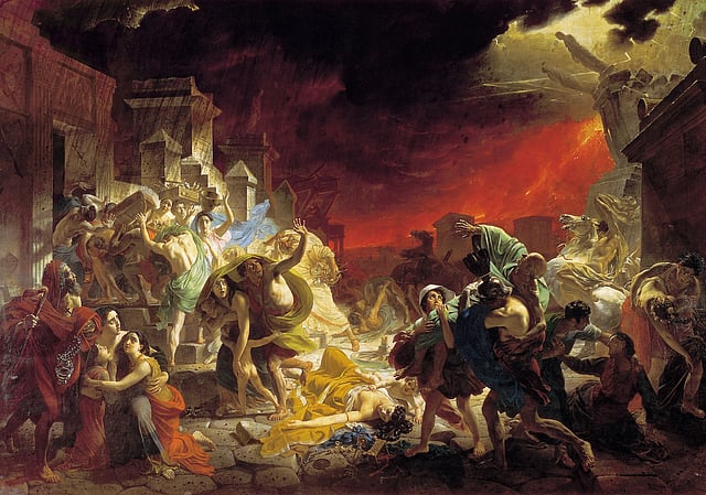 The Last Day of Pompeii by Karl Bryullov