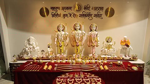 In an offering marked by deep faith and dazzling opulence, Surat's jewellers have gifted a stunning collection of gold, silver, and diamond-studded ornaments to the Ram Janmabhoomi Temple.