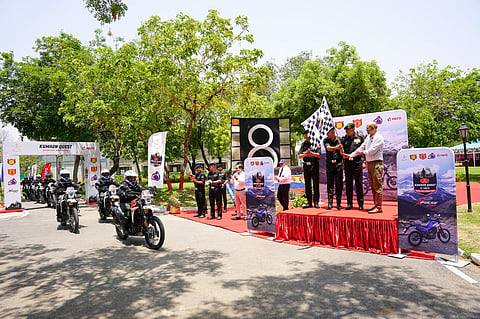 The rally being flagged off (Photo | Army)