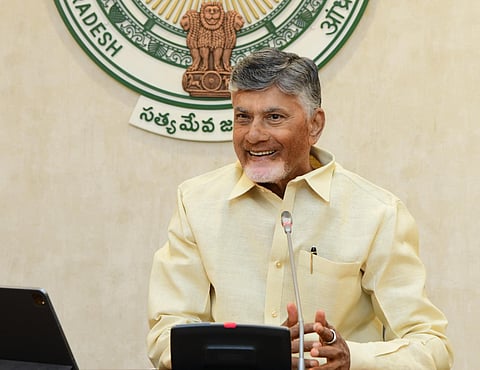 CM Nara Chandrababu Naidu on Wednesday.