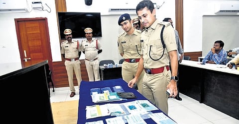 Rs 8.90 crore cyber fraud busted in Andhra's Kakinada district