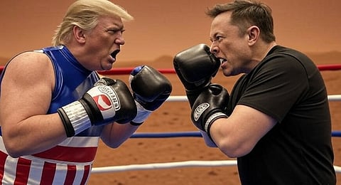 Donald Trump and Elon Musk