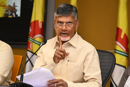 Andhra Pradesh Chief Minister Chandrababu Naidu.