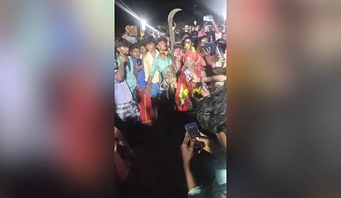 ‘Saama kodai’ ritual at the Sudalai Madasamy temple