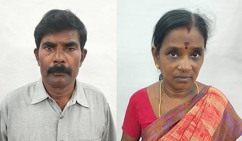 A Baskar (L); B Anusya.