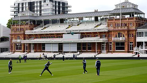 Australia players during a nets session at Lord's, London, Monday, June 9, 2025.