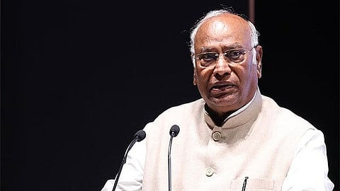 Congress President Mallikarjun Kharge.