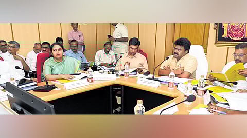 AP Public Undertakings Committee held a review meet in Tirupati 