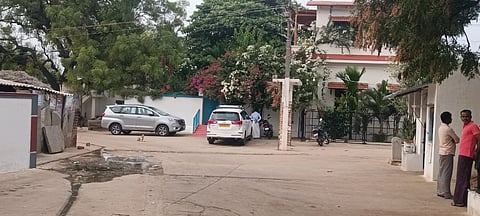 ED conducts raids on Ballari Congress MLA Dr N T Srinivas and other Congress MLAs and MP houses in connection with ST Welfare Board corruption case on Wednesday.