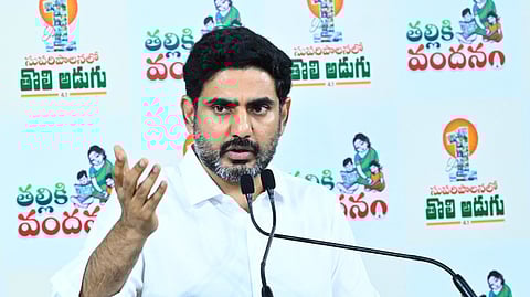 Minister for Education Nara Lokesh 