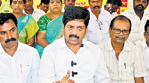Excise Minister Kollu Ravindra